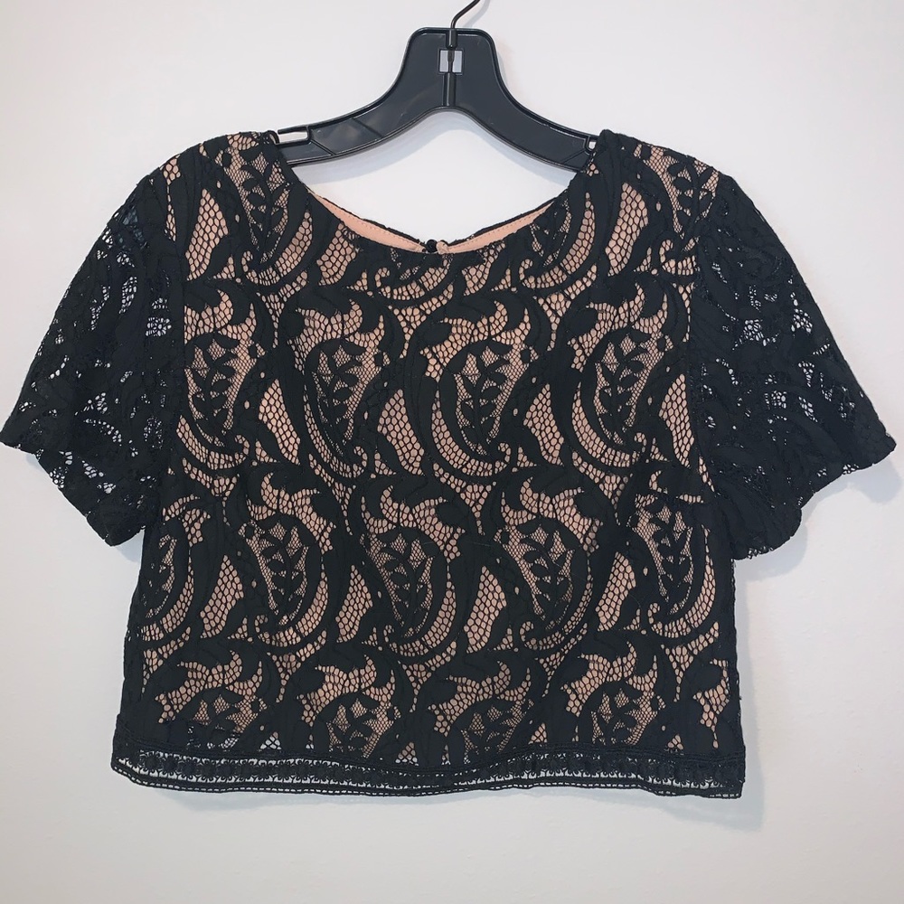 She and Sky Black Lace Set